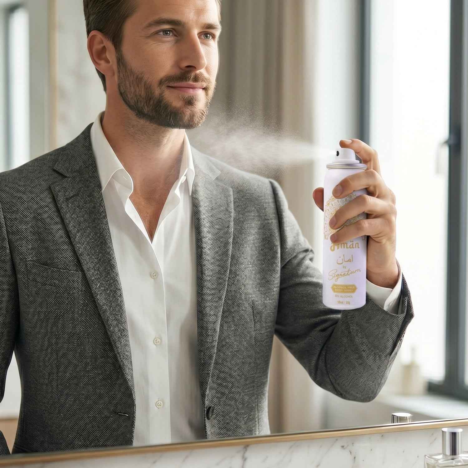 Body Spray for Men Ð Alcohol-Free & Long-Lasting Freshness