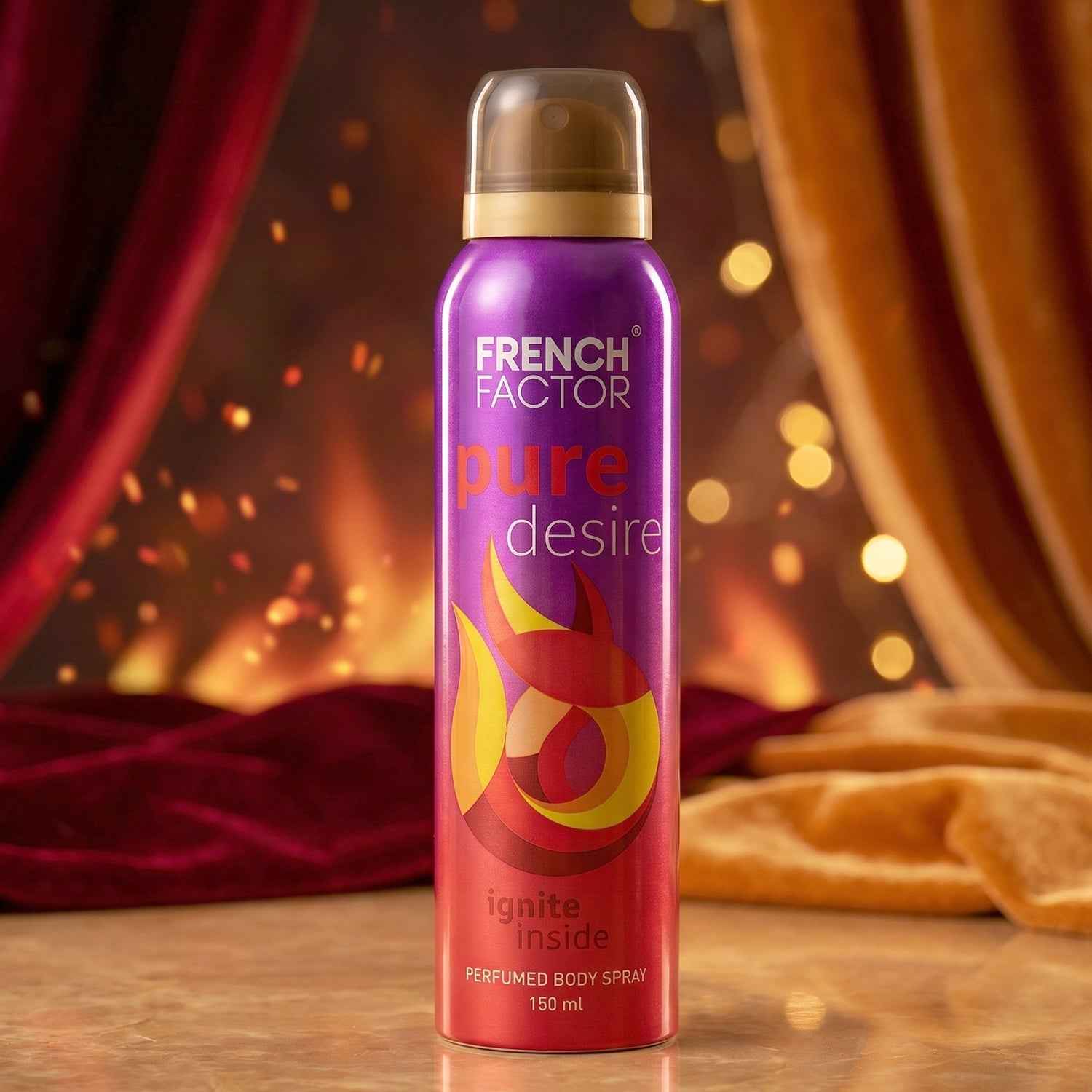 French Factor Perfumed Body Spray Ð Long Lasting Freshness & Odor Control