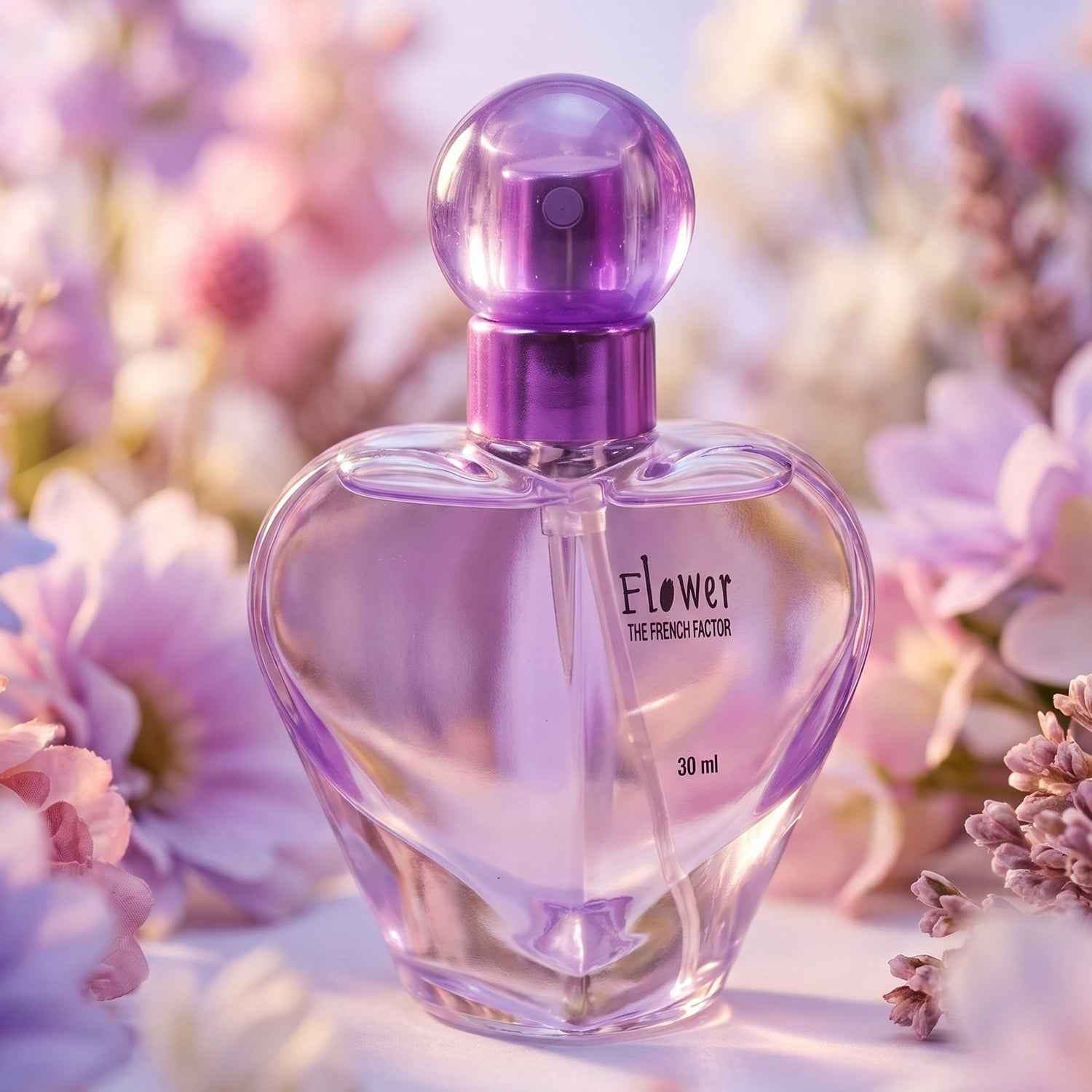 Flower Paris Heart-Shaped Eau De Perfume Ð Long-lasting Floral Aroma