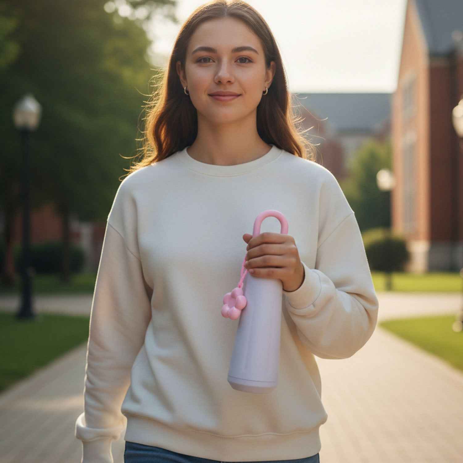 450ML Portable Water Bottle – Leak-Resistant & Cute Design