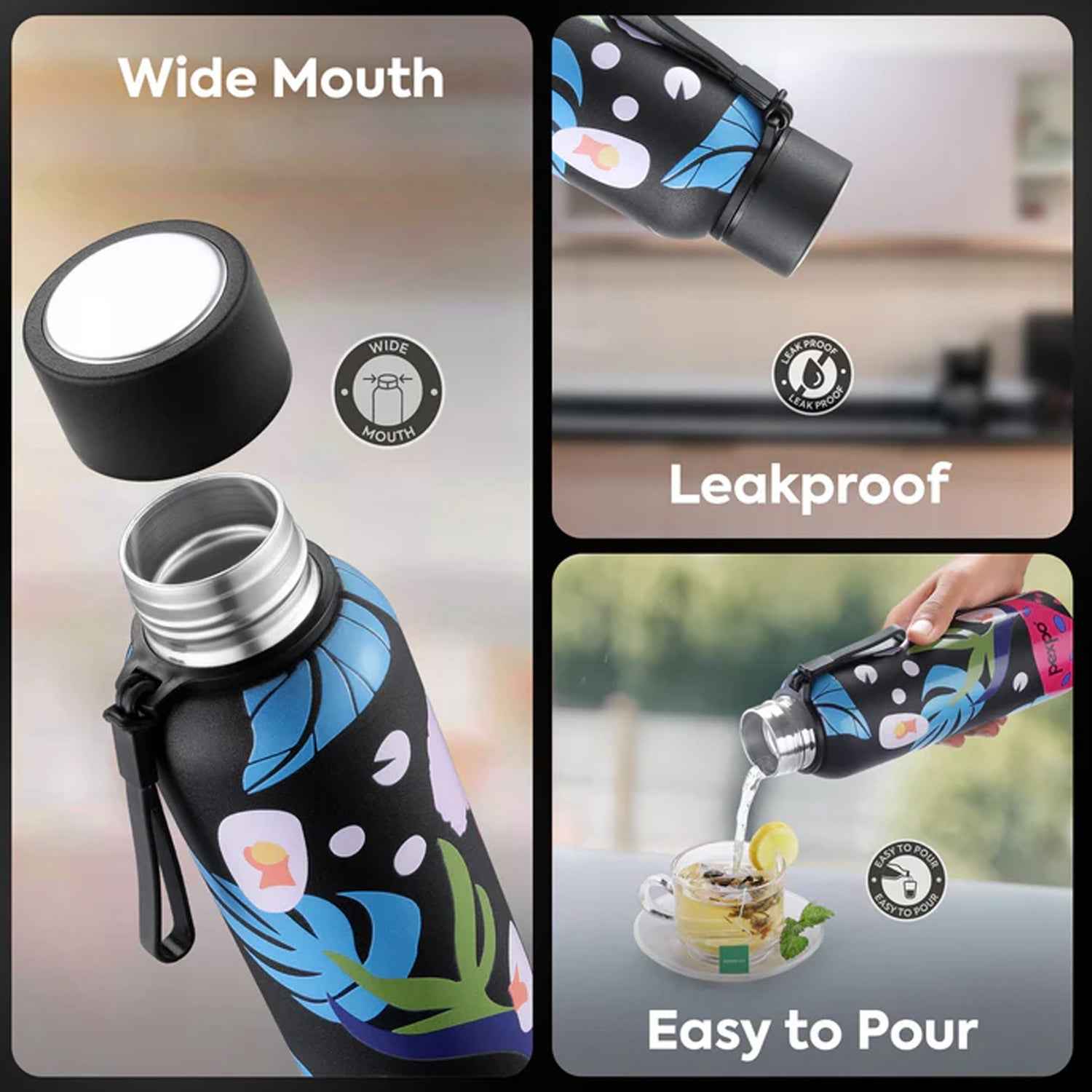 Stainless Steel Water Bottle – Leakproof & Portable for Daily Hydration