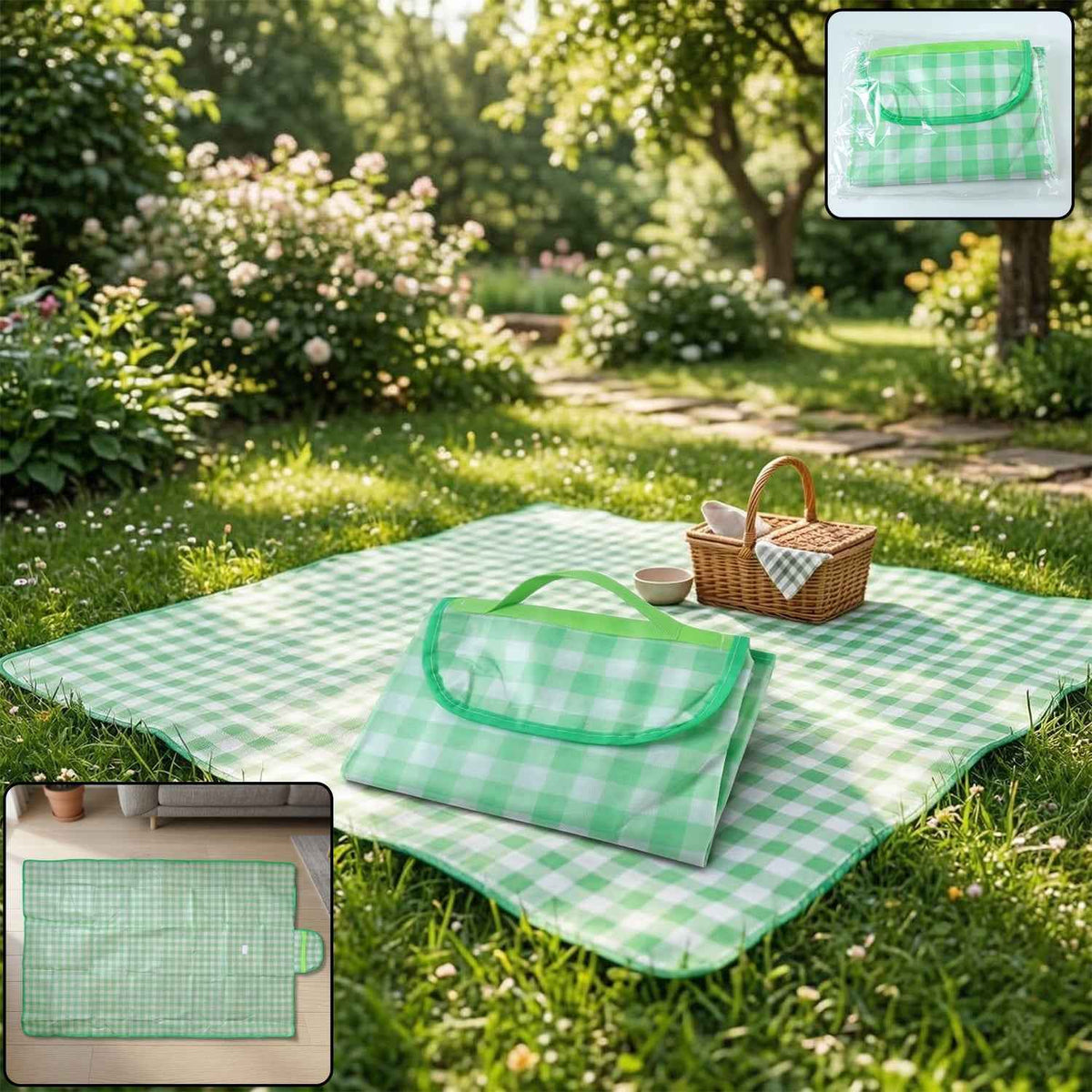 Foldable Picnic Mat – Portable, Waterproof & Easy to Carry
