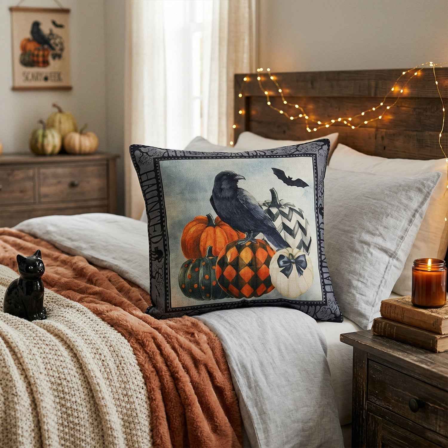 Decorative Cushion Cover Ð Stylish Zipper Closure for Home Decor