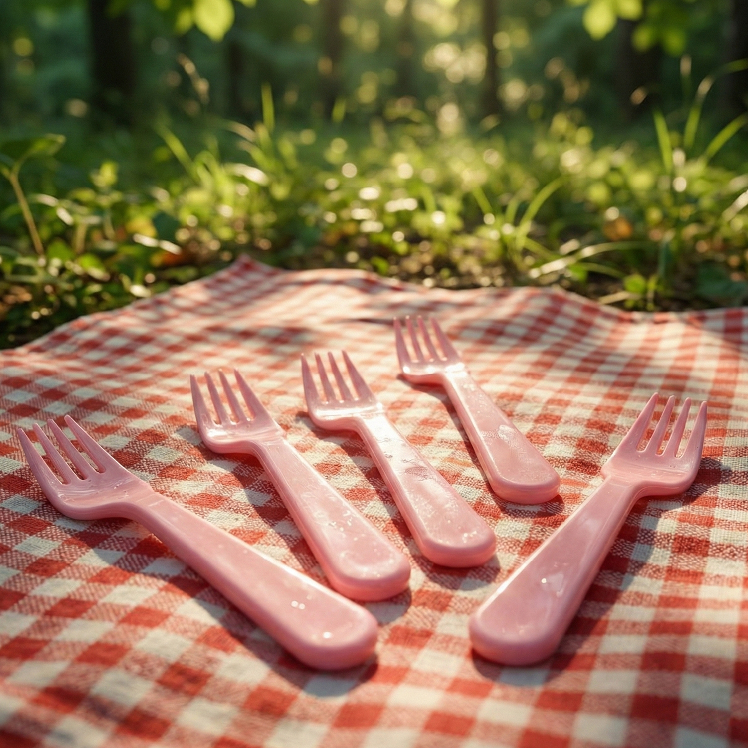 Plastic Fork Spoon Set – 6-Piece Durable Cutlery | Serve Stellar