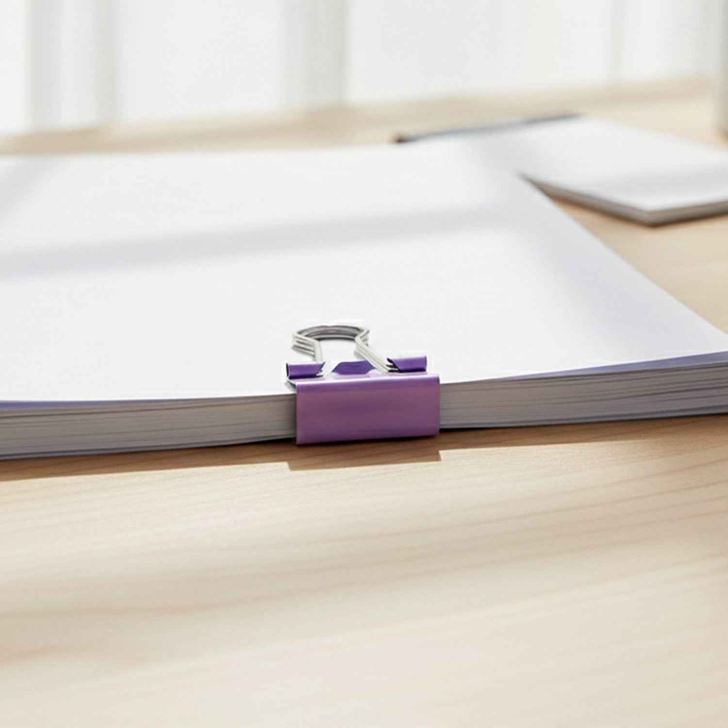 Office Clips & Pins Set – Colorful Durable Paper & Binder Clips