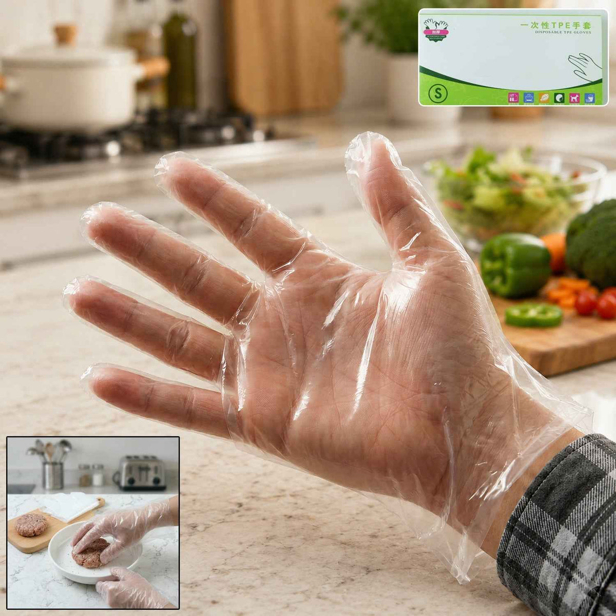 Disposable Plastic Gloves Ð Hygienic & Practical for Home & Commercial Use