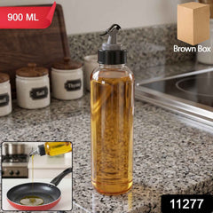 Oil Dispenser Bottle with Flip Top Spout Ð 900ml, Leakproof & Easy to Use