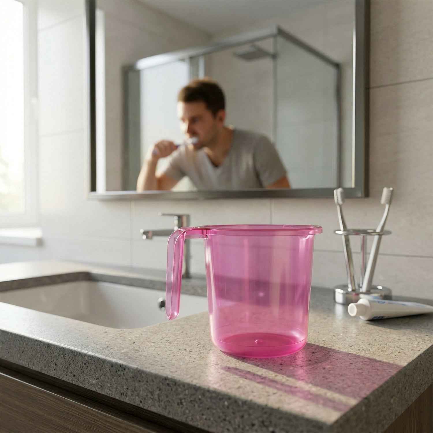 Plastic Bathroom Mug – Durable, BPA-Free & Stylish | Packorra