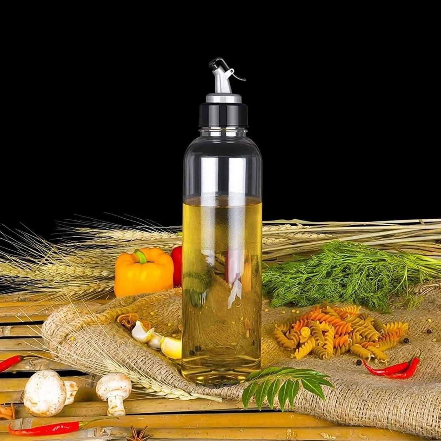 Oil Dispenser Bottle with Flip Top Spout Ð 900ml, Leakproof & Easy to Use