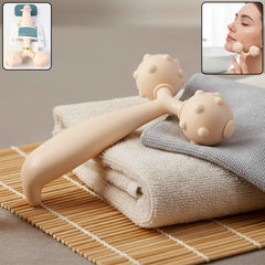 Facial and Body Massage Roller – Dual Ball Skin Toner