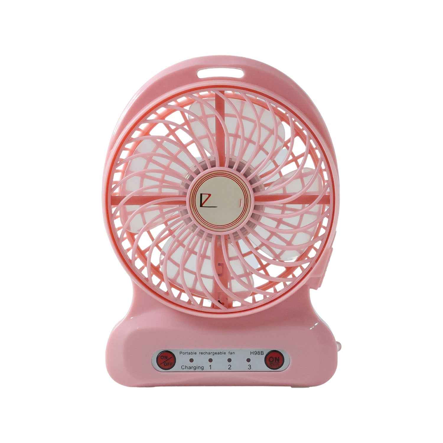 Portable USB Rechargeable Desk Fan – Compact Cooling with Speed Control