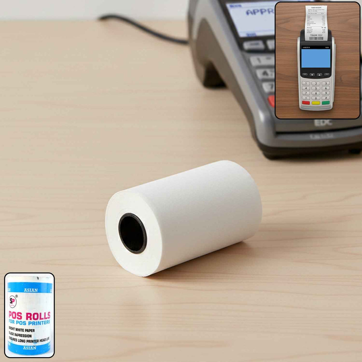 Thermal Label Roll – Self-Adhesive Direct Thermal Labels 57x34mm