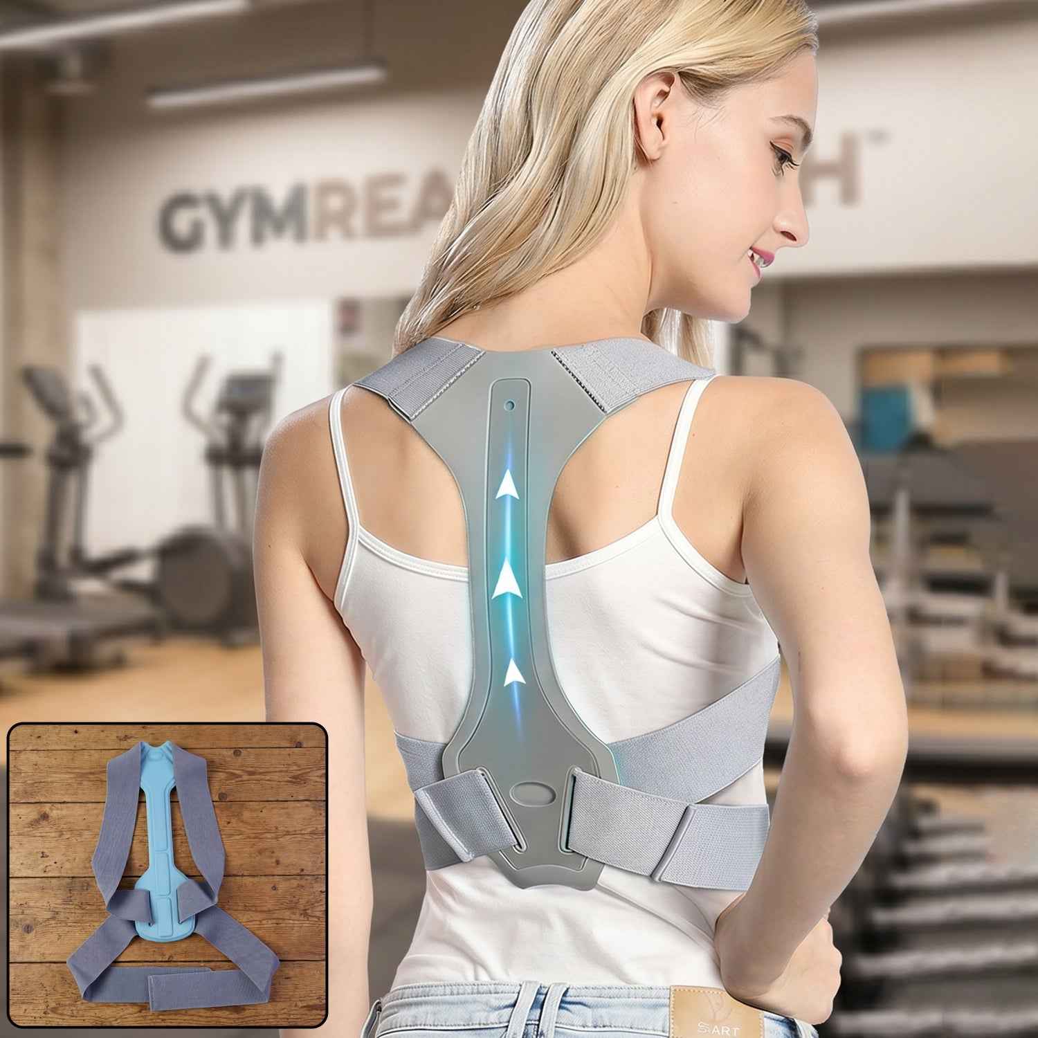 Posture Corrector Belt Ð Adjustable Back Support for Pain Relief