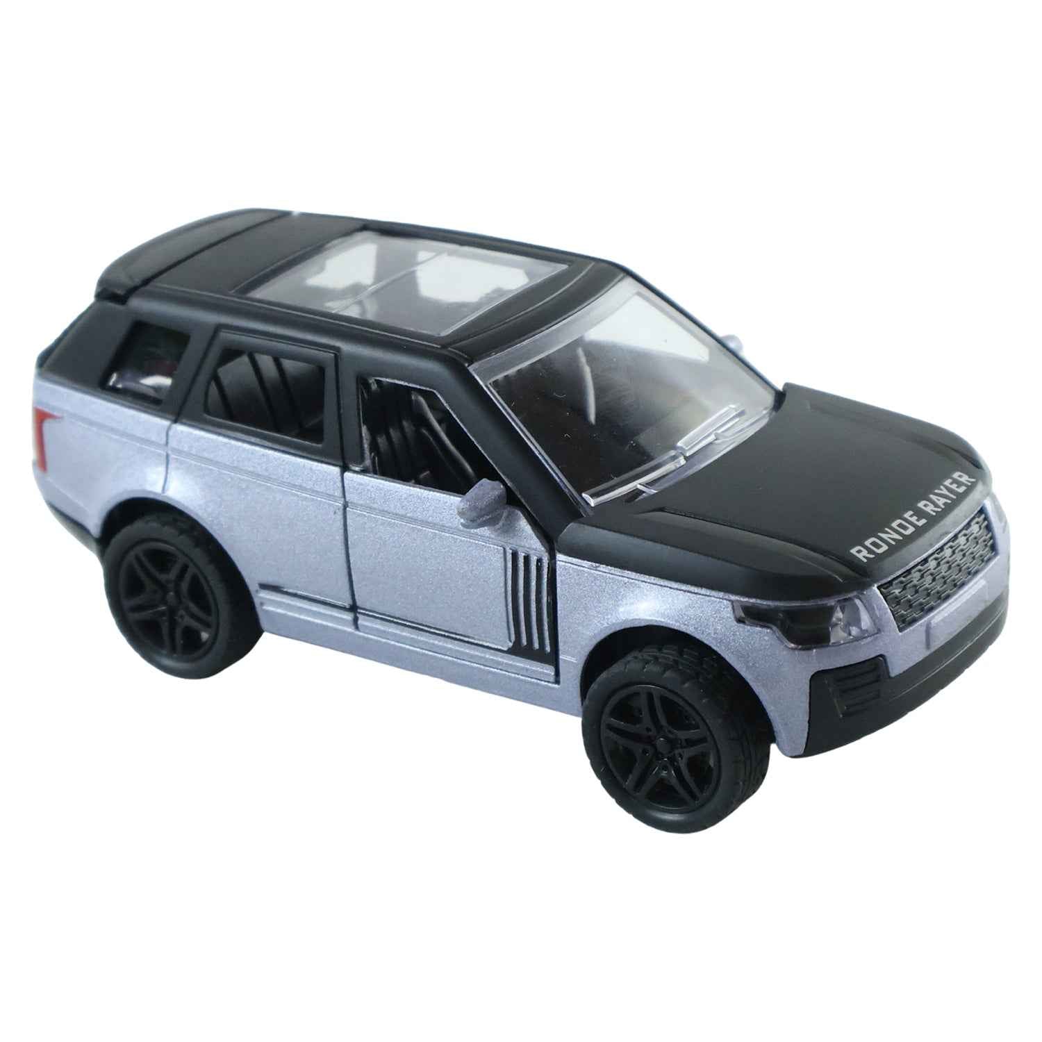 Light and Sound Metal Pull Back Car Toy, Die Cast SUV Model for Kids (1 Pc)