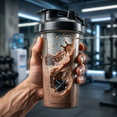 500 ml Plastic Gym Shaker Bottle – Leakproof with Mixing Ball