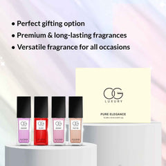 Pure Elegance Eau De Parfum Gift Set – 4 Premium Unisex Scents