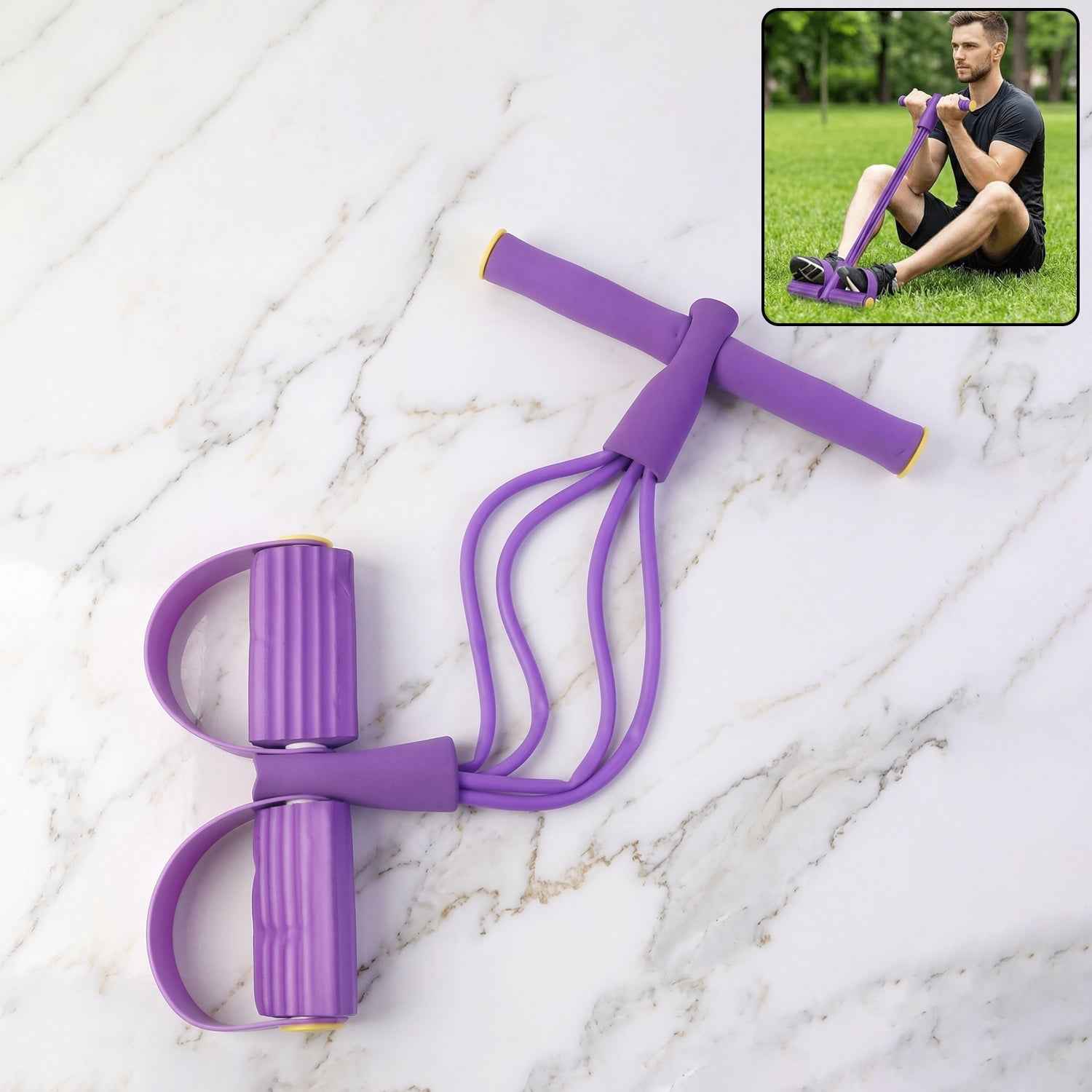 Pull Rope Resistance Exerciser Ð Full Body Workout & Portable