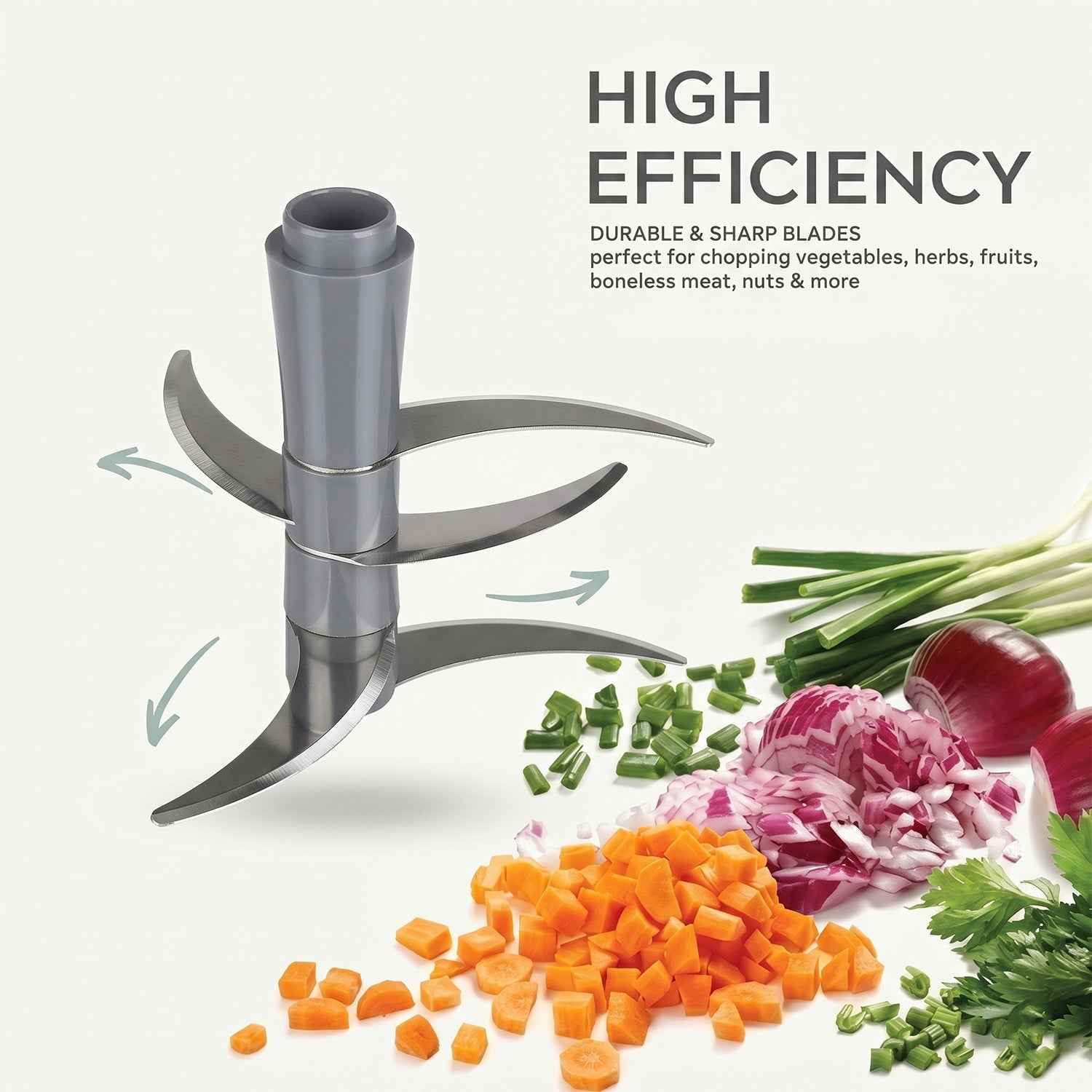 Push Chopper 1100 ML – Efficient Manual Vegetable Slicer