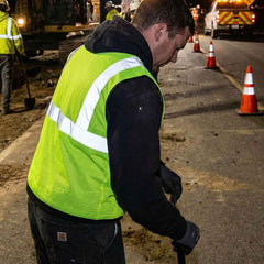 Reflective Safety Jacket – Hi-Vis Workwear for Safety | Velvet Wheels
