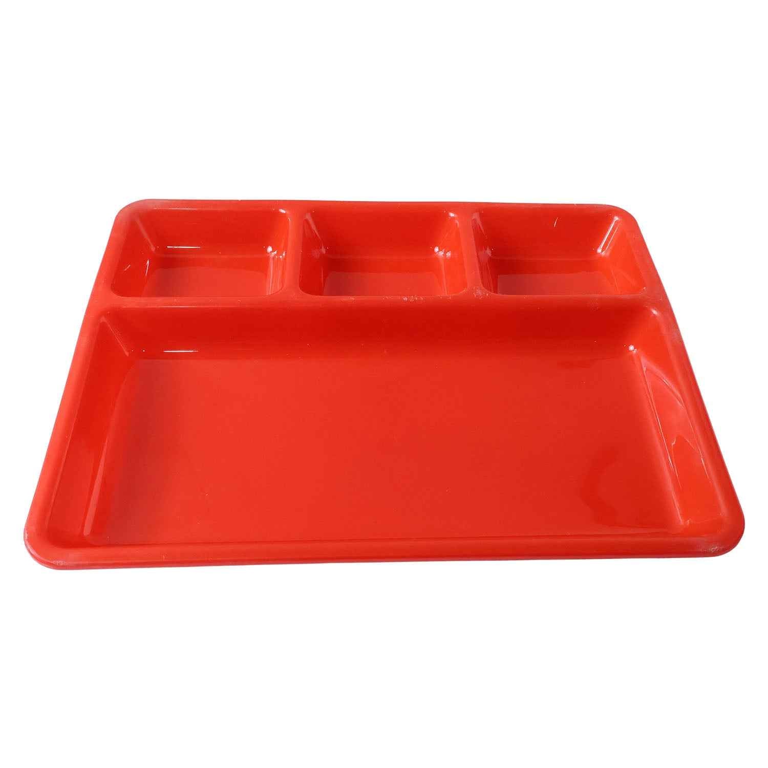 Multipurpose Compartment Serving Tray – 32×25 Cm Durable Sectioned Plate