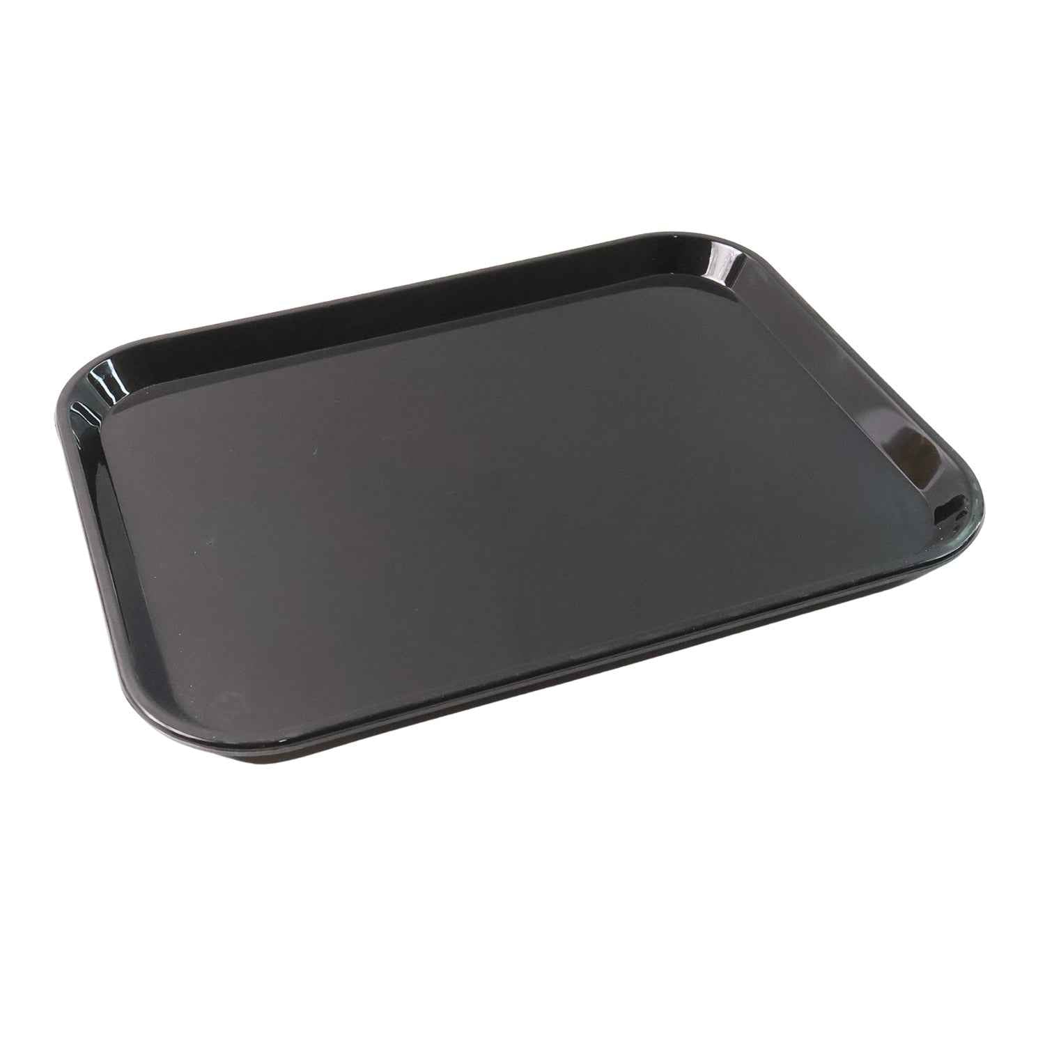 Plastic Serving Tray – 40x30 cm Durable & Break-Resistant Black