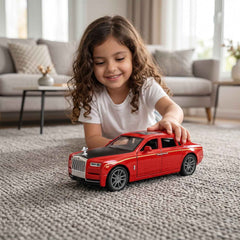 Die-Cast Metal Pull-Back Toy Car Ð Realistic Luxury Sedan Model