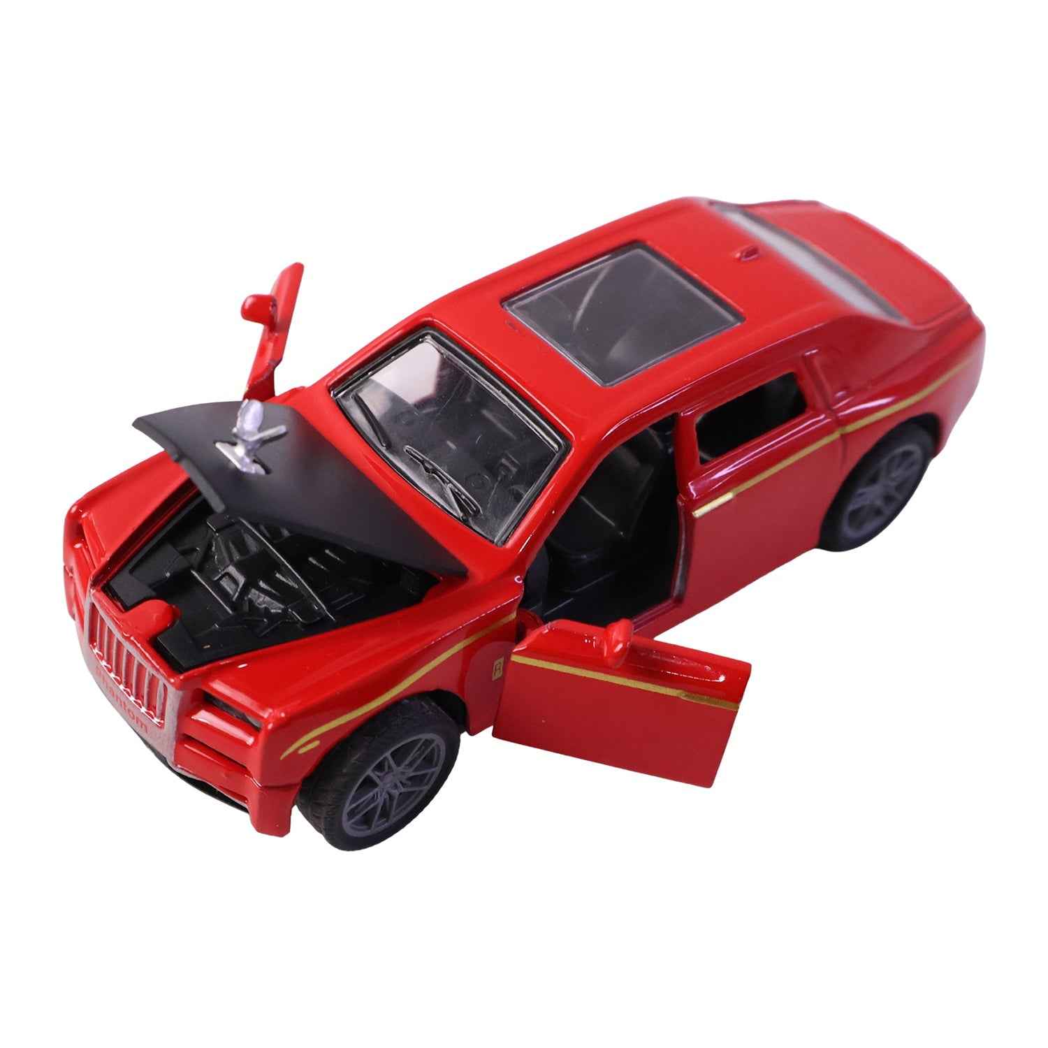 Die-Cast Metal Pull-Back Toy Car Ð Realistic Luxury Sedan Model