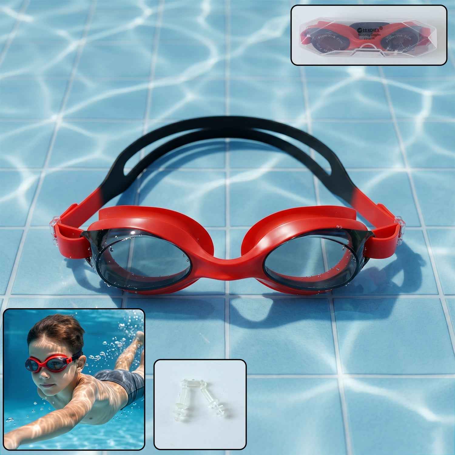 Anti-Fog Swimming Goggles Ð Comfortable, Leakproof Fit for All