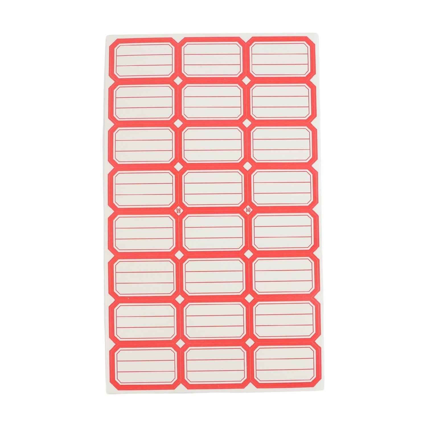 Self-Adhesive Label Stickers – Durable Rectangular Sheet