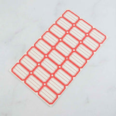Self-Adhesive Label Stickers – Durable Rectangular Sheet