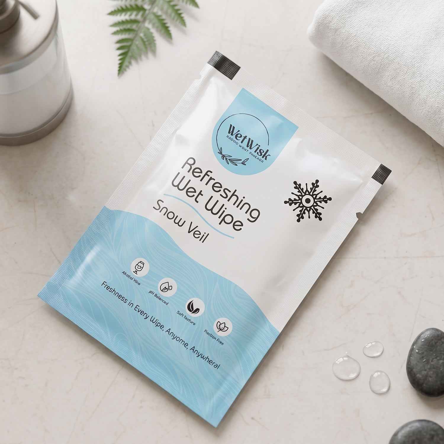 Wet Wipes Face & Body Ð Refreshing Snow Veil Fragrance