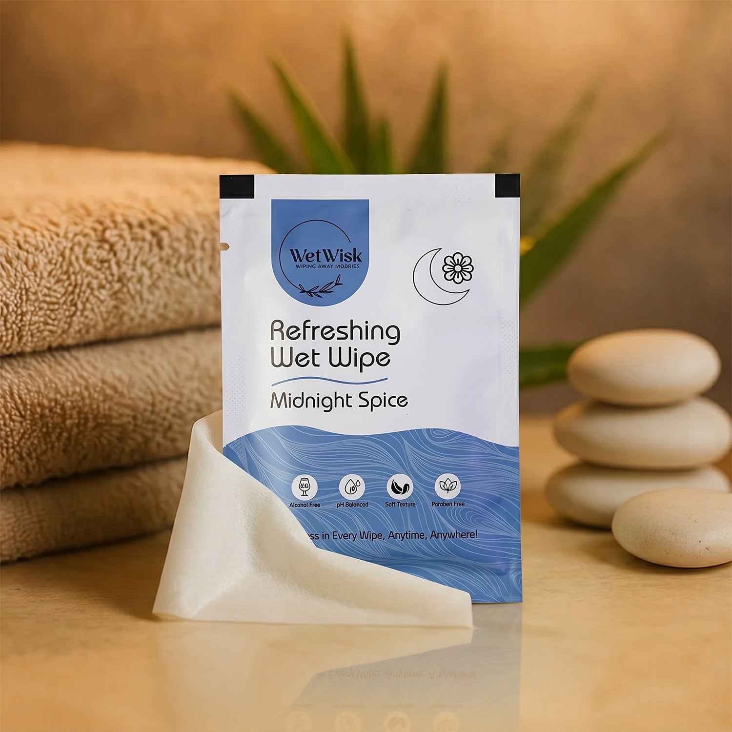 Wet Wipes Ð Gentle Cleansing for Face, Body & Hands (1 Pc)