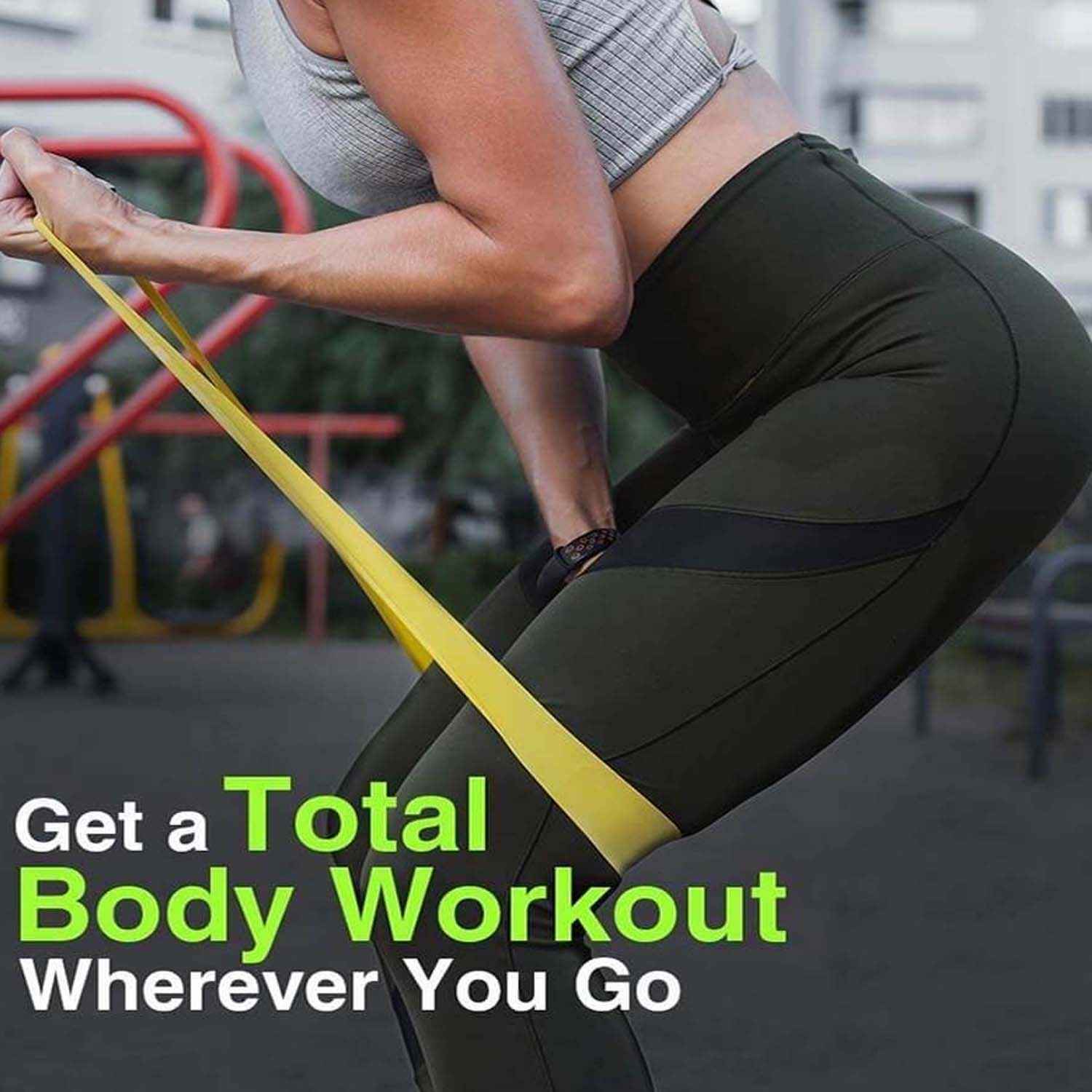 Resistance Loop Exercise Bands – 5 Levels for Full-Body Fitness