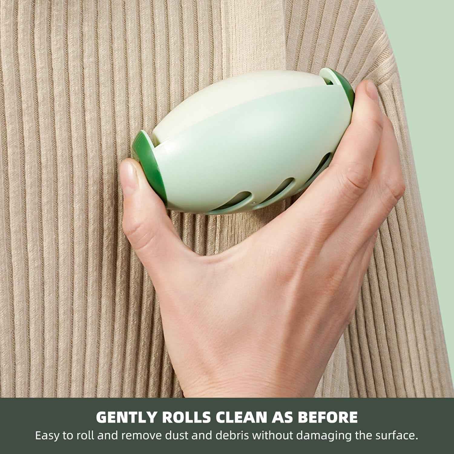 Reusable Lint Roller Ð Eco-Friendly, Washable & Compact for Clothes & Pets