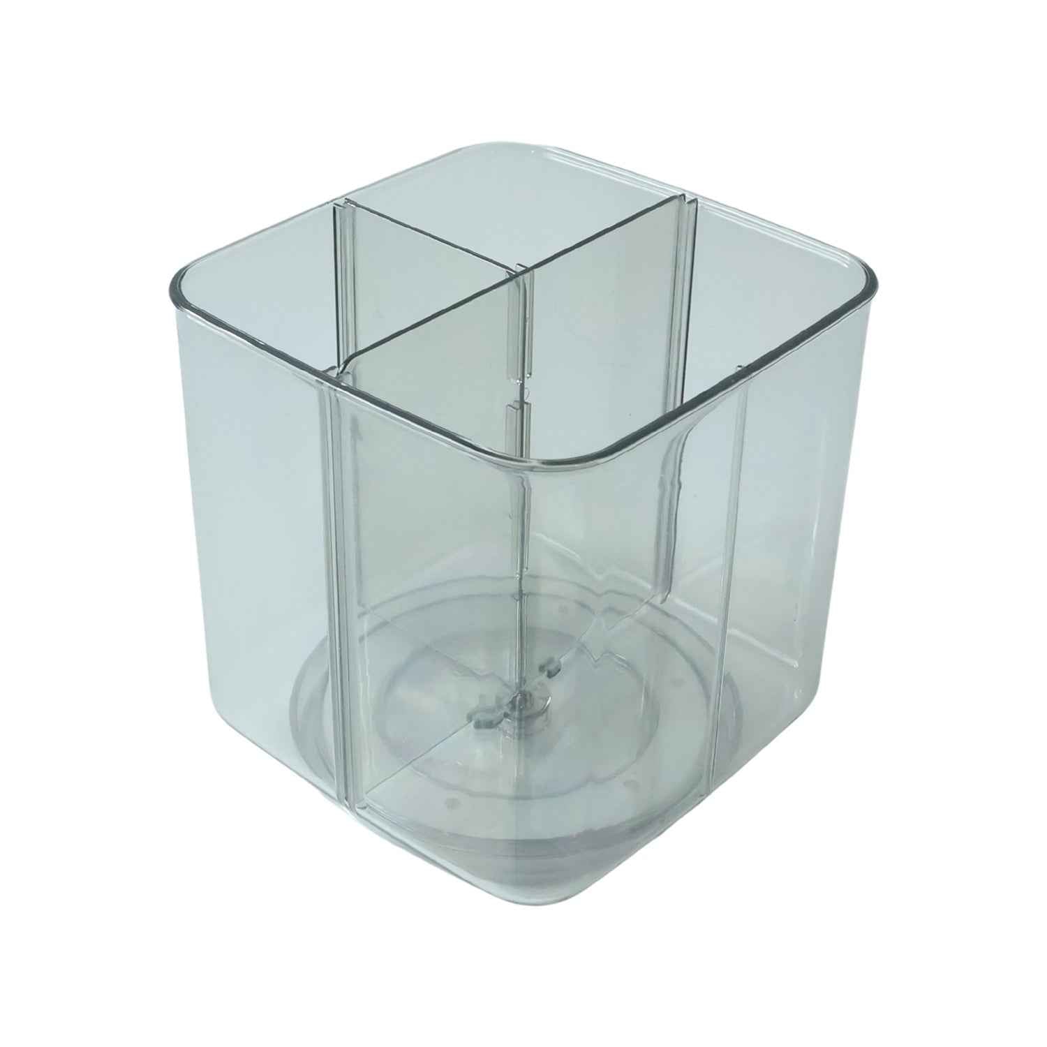 Desk Organizer Ð 360¡ Rotating Acrylic Pen Stand for Workspace