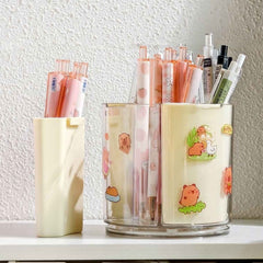 Rotating Desk Organizer Ð 5 Compartments with 360¡ Spin for Office & Home
