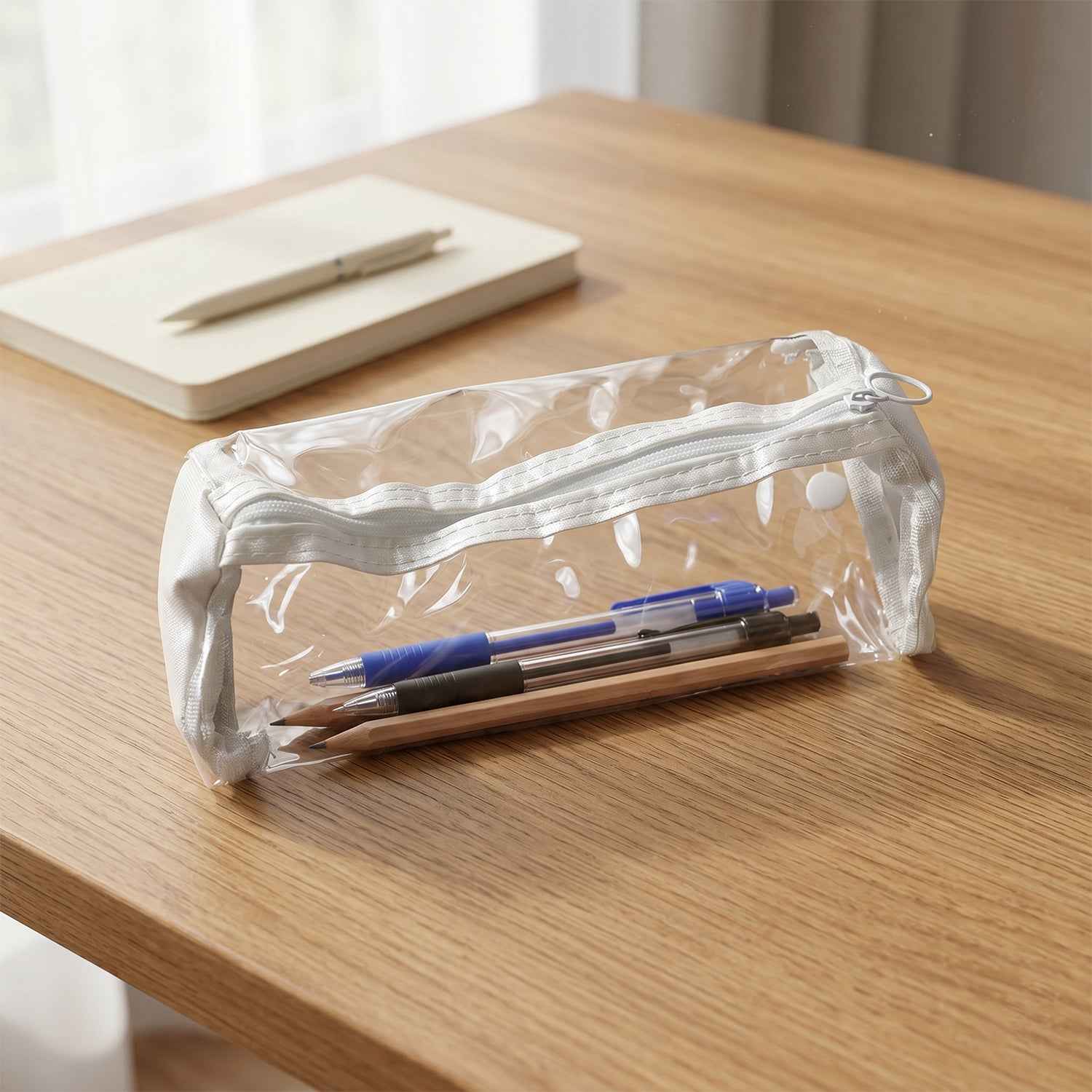 Transparent PVC Pencil Case Ð Stylish & Durable Stationery Organizer