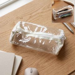 Transparent PVC Pencil Case Ð Stylish & Durable Stationery Organizer