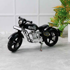 Metal Bullet Bike Toy with Side Stand – Realistic Miniature Model
