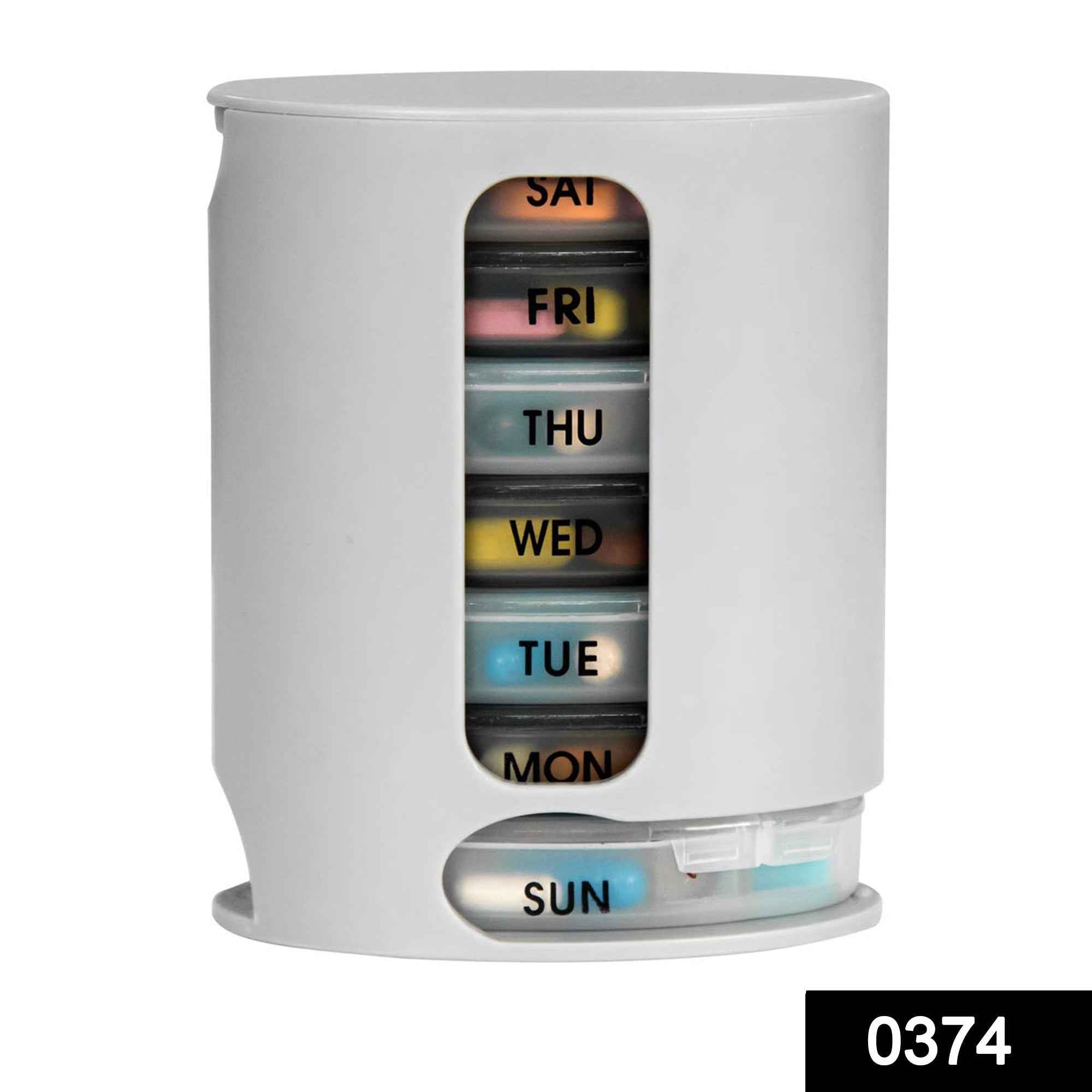 7-Day Pill Organizer – Weekly Medicine Dispenser & Box |