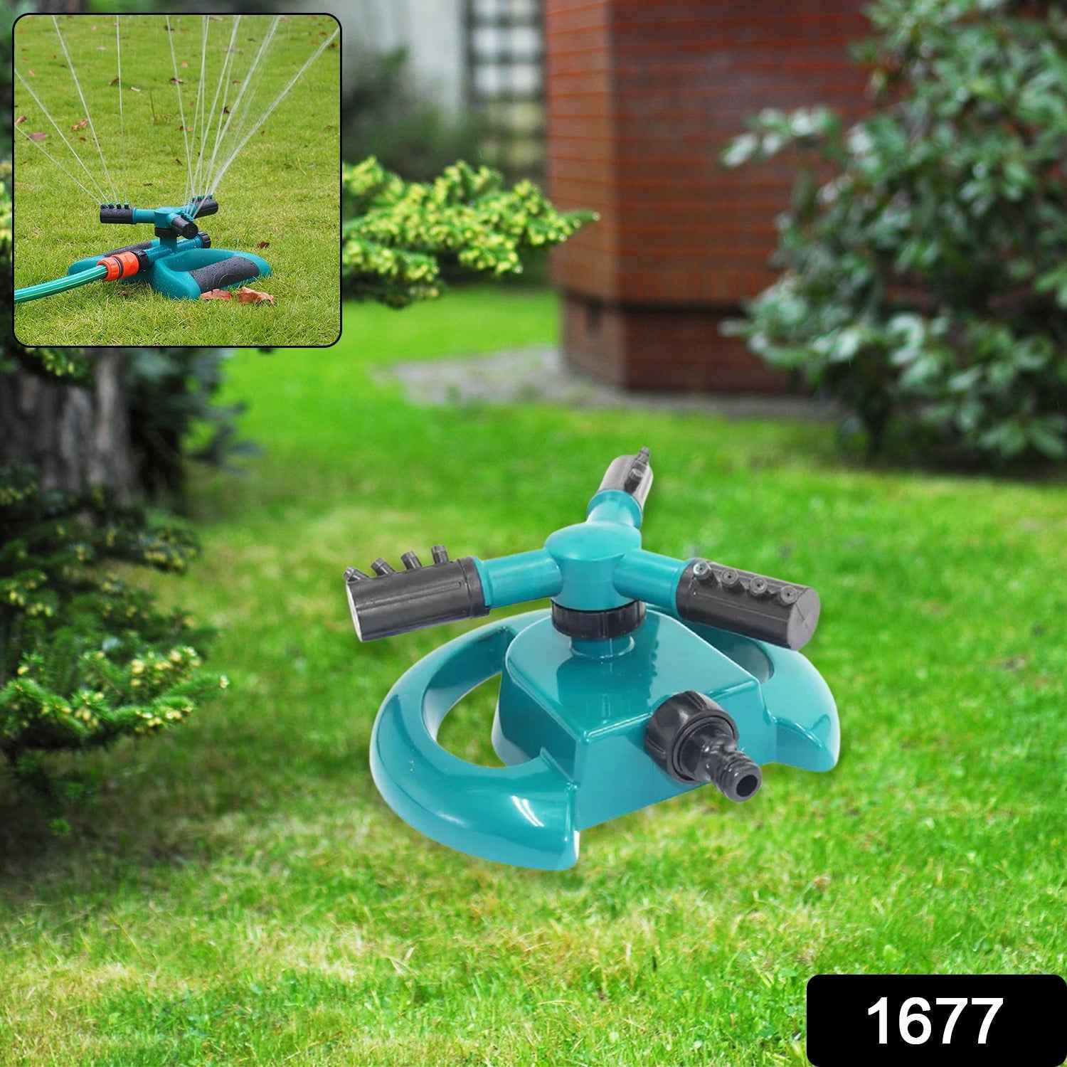 Rotating Garden Sprinkler – 360° Lawn Irrigation | Tidy Roots