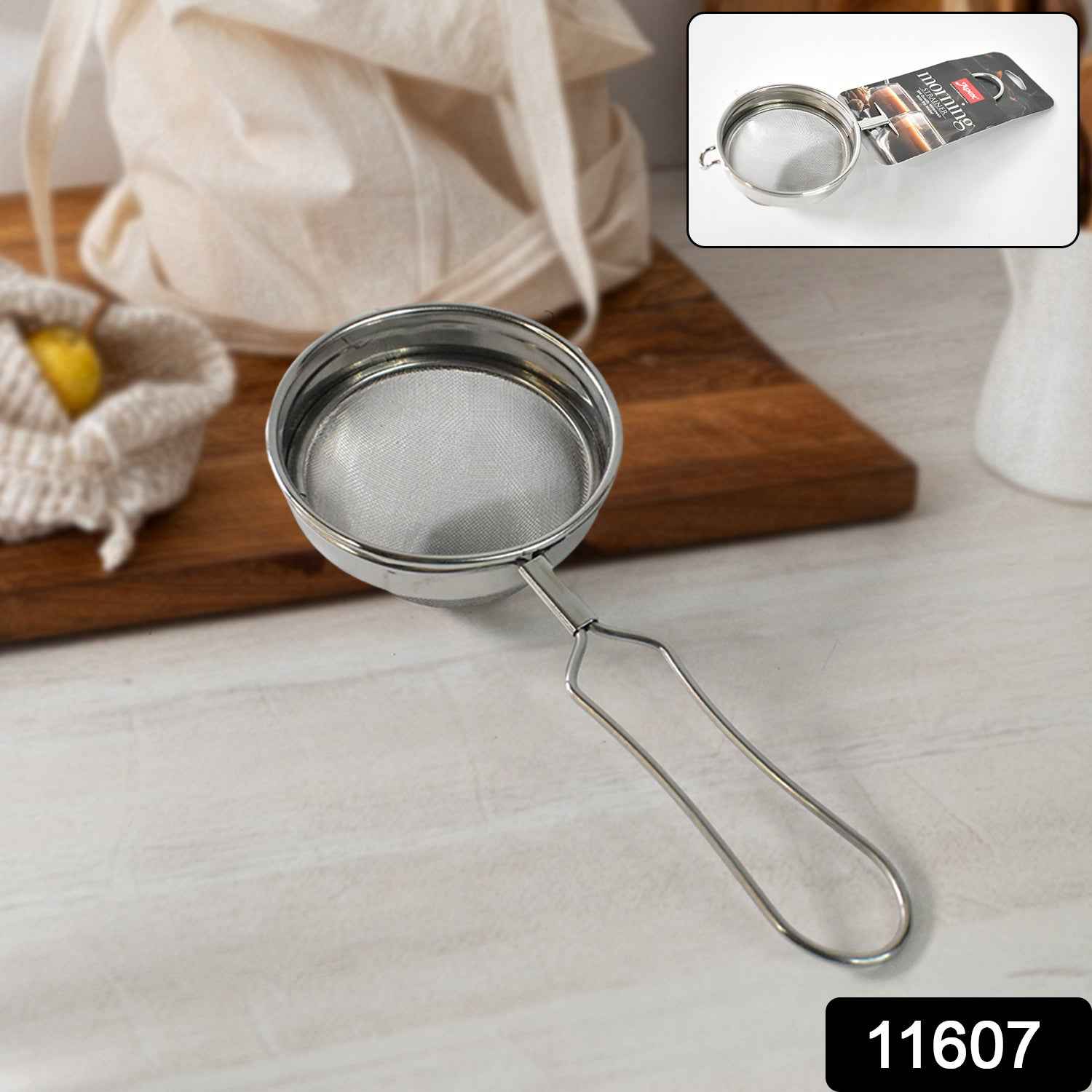 Stainless Steel Tea Strainer – Durable & Fine Mesh Filtration