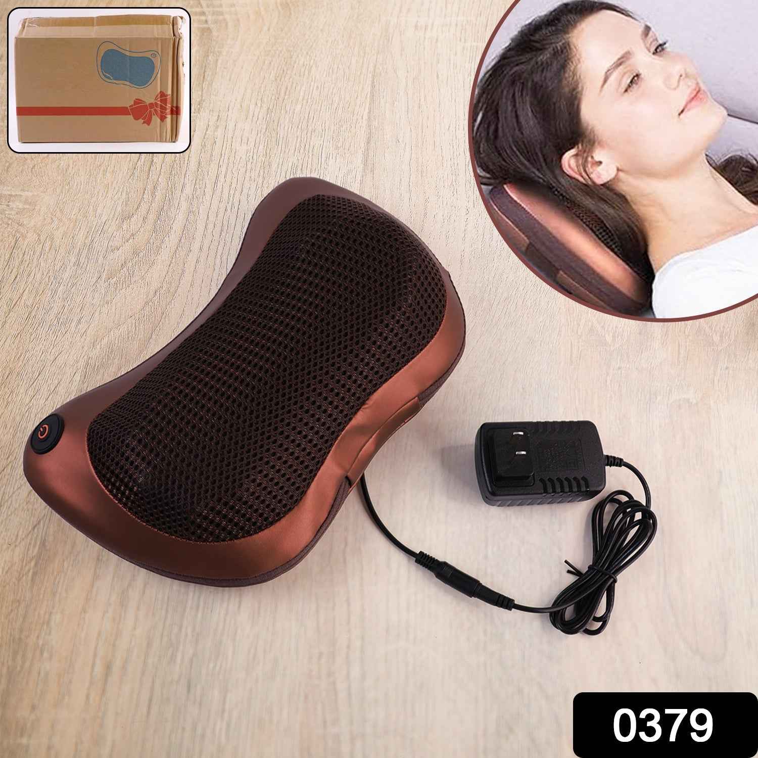 Professional Massage Pillow – Heat & Rollers | Velvet Wellness