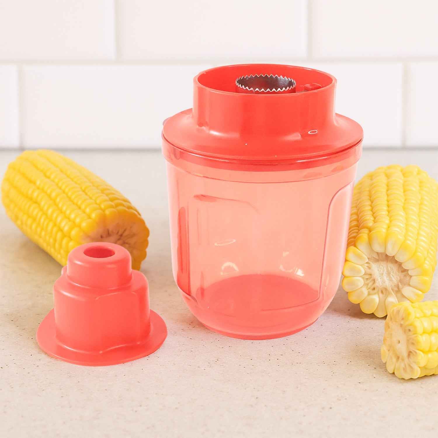 Manual Juicer with Corn Cutter – 800ml Compact Kitchen Tool