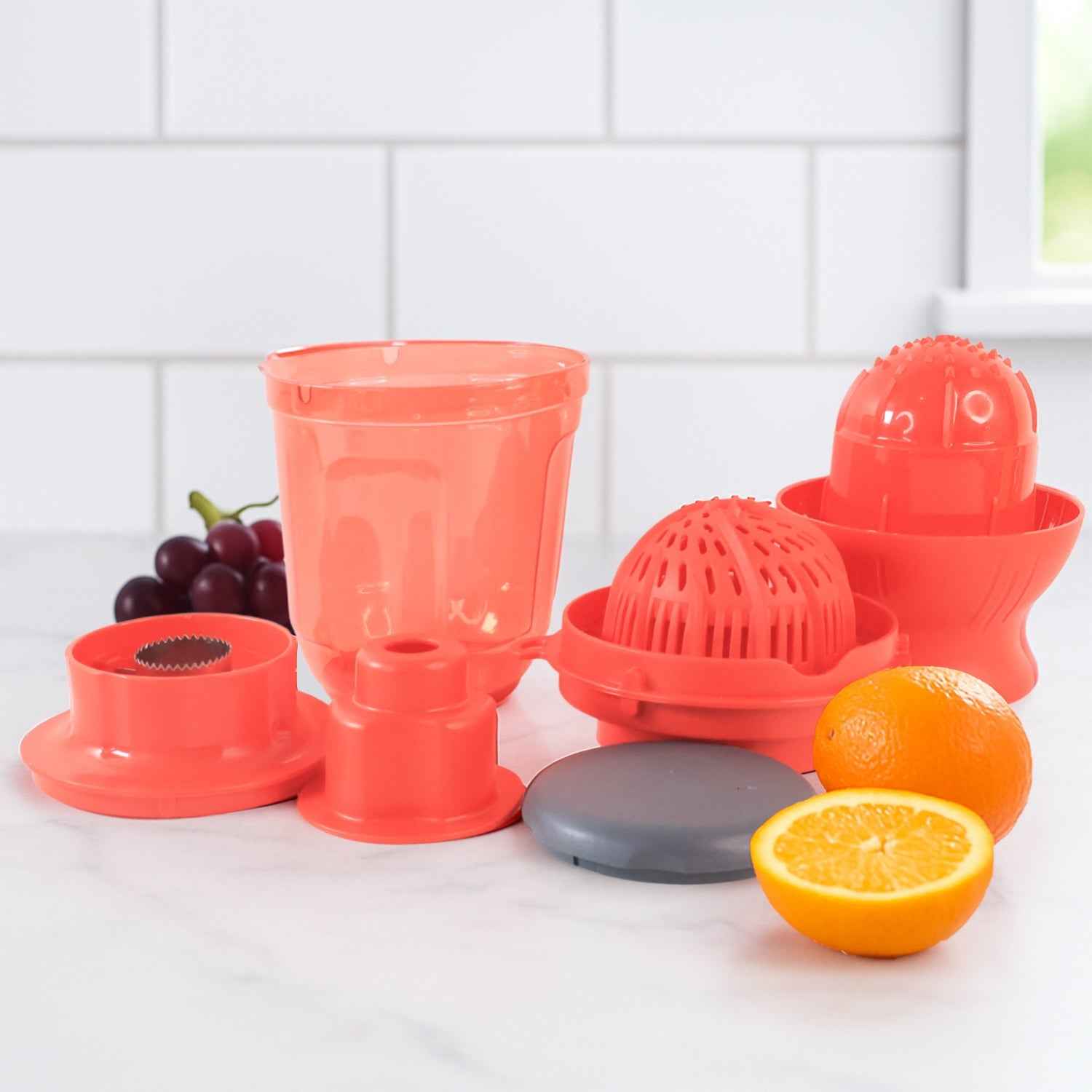 Manual Juicer with Corn Cutter – 800ml Compact Kitchen Tool