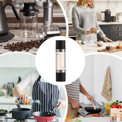 Salt and Pepper Grinder – 2-in-1 Stainless Steel Manual Spice Mill