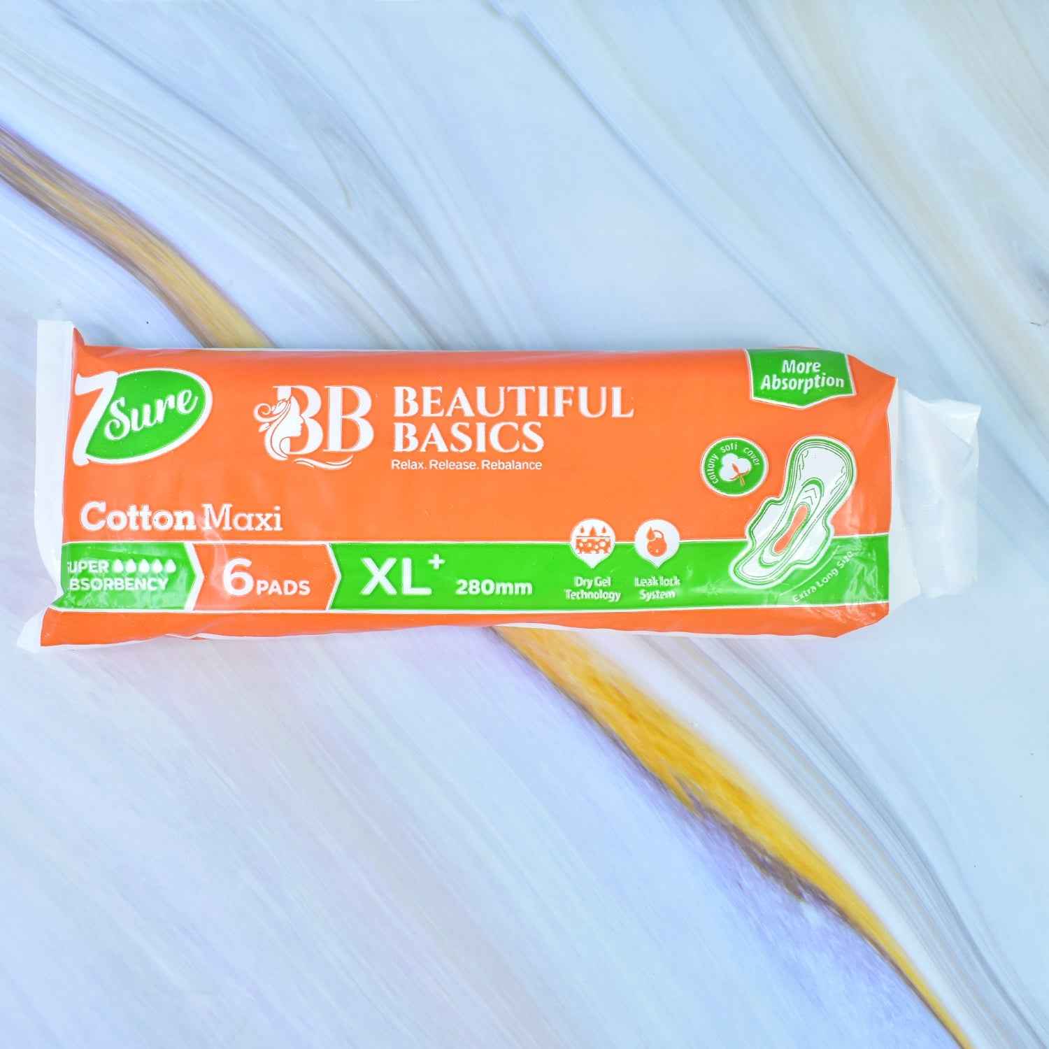 Cotton Maxi XL+ Sanitary Pads – 280mm Super Absorbent Protection