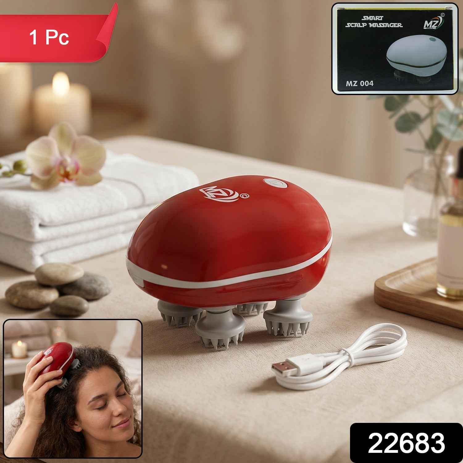 Smart Electric Scalp Massager Ð Portable & Stress-Relieving