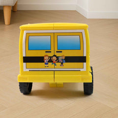 Friction-Powered School Bus Toy – Durable Push-and-Go Vehicle for Kids