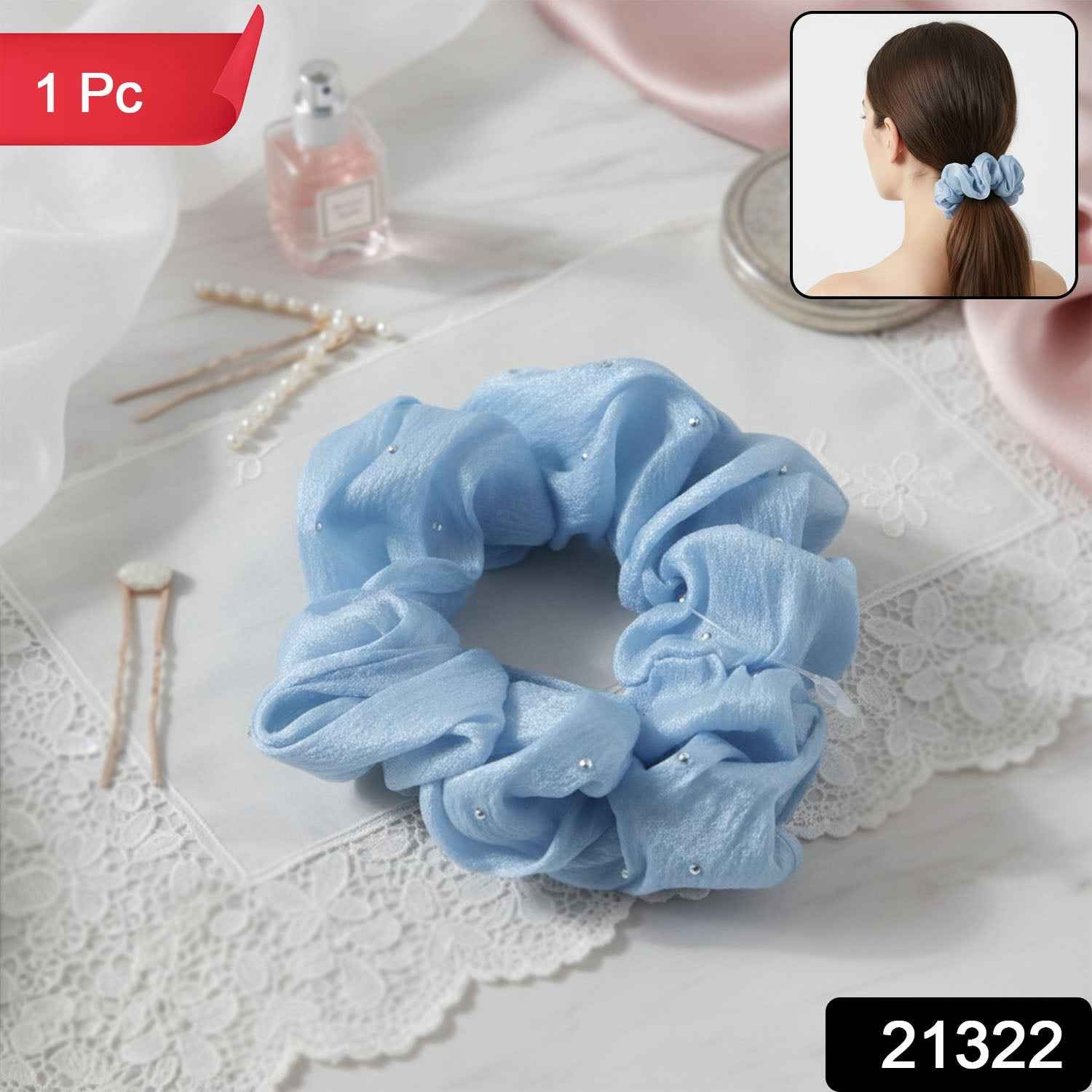 Soft Fabric Hair Scrunchie – Gentle, Stylish Hair Tie